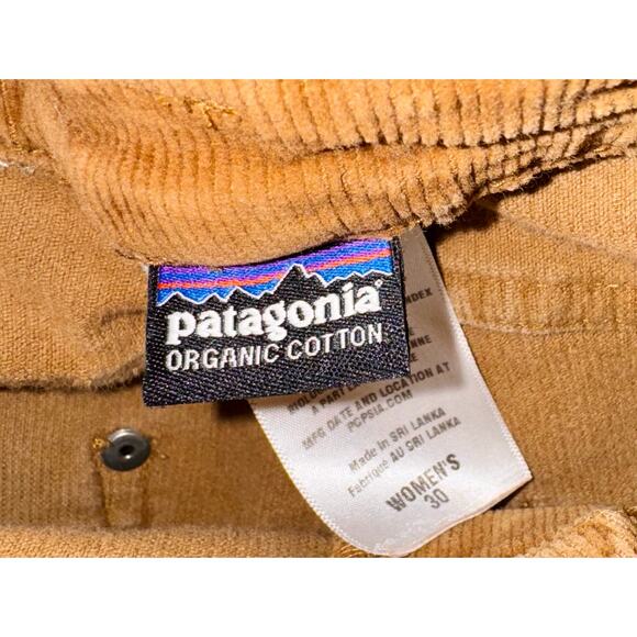 Patagonia Organic Cotton Corduroy Pants Women's 30 Brown Rust Fall Academia - Picture 5 of 8